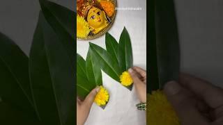 ️Mango Leaf Decoration ideas || Pooja decoration Ideas #shorts #diy #navaratri #diwali #trending