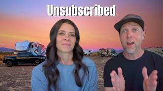 A CRAZY reason to Unsubscribe...Why we’re behind and where we’ve been (RV Life Update)