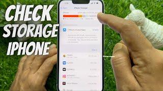 How to Check Storage on iPhone