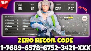 BGMI 3.5 UPDATE SENSITIVITY CODE | BGMI BEST SENSITIVITY SETTINGS | BGMI ZERO RECOIL SENSITIVITY