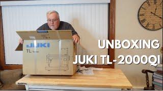 My New Juki TL 2000Qi Quilting Machine Unboxing and First Look