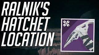 Destiny 2: Shadowkeep - Ralnik's Hatchet Location ("Night Terror" Sword)