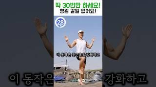 이거 딱 30번만 해보세요! 노년기에 병원갈일 없어집니다[등운동,전신,중년,건강]