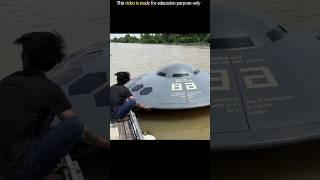 Ufo Boat made by Chinese Man