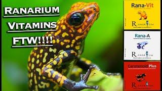 Importance Of Supplements for POISON DART FROGS.  RANARIUM VITAMINS FTW!!!!!