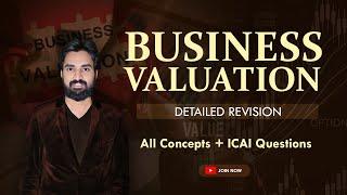Business Valuation Revision - in detailed | CA Final AFM / SFM