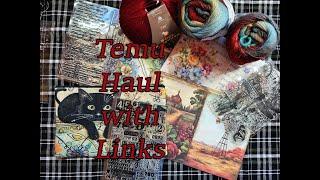 Temu Haul with Links Below