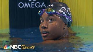 Simone Manuel qualifies for women's 50m free final at Olympic Trials | NBC Sports