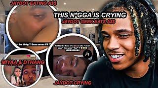 Cblu Laughs At Jaydot Geek For Crying At Miyaa V Cheating With Dthang & Jaydot Caught Eating @$$