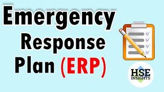 Emergency Response Plan ERP | Contents of ERPs