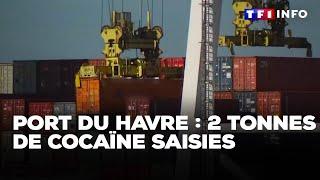 Port du Havre : 2 tonnes de cocaïne saisies｜TF1 INFO