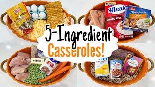 6 Fast & SIMPLE Tasty Casseroles Meals | EASY 5-Ingredient Casserole Dinner Recipes | Julia Pacheco