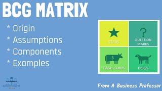 BCG Matrix (With Real World Examples) | From A Business Professor