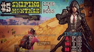 #5 Sniper Montage || Insane Flick Shots/Quick Scope|| Must Watch || PUBG Mobile || POCO F1