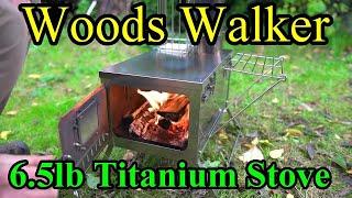 Woods Walker Titanium Hot tent stove. First burn and impressions. Wiltshire Man