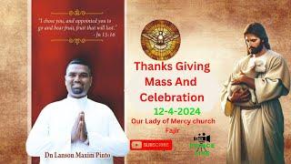 Priestly Ordination thanks giving mass  and celebration // FR.LANSON MAXIM PINTO // LIVE