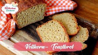 Vollkorntoast ganz einfach selber backen - Wölkchenleicht, lecker und einfach!