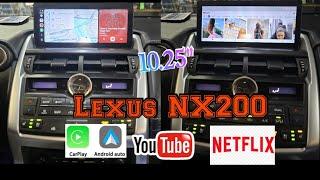 2014-2016 Lexus Nx200t Wireless Carplay Android Auto mirror cast Netflix youtube 10.25"