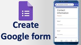 How to create Google Form | Google Forms kaise banaye | Hindi | TheeTube