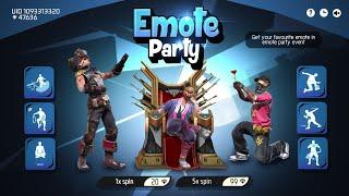 Next 100% Emote Party Event Free Fire|New Emote Party Event Bangladesh server |Free Fire New Event