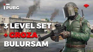 OYUN BAŞINDA GROZA VE 3 LEVEL SET BULMAK! #PUBG #SOLO