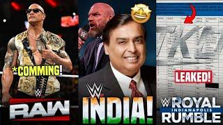 WWE IN INDIA | The Rock RETURN On Monday Night Raw Netflix Premier #wwe #romanreigns