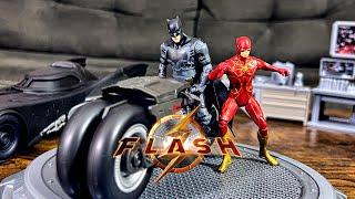 The Flash Affleck Batman and Batcycle Box Set Review by Spin Master