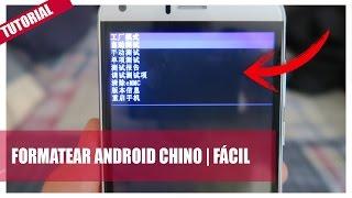 FORMATEAR CELULAR ANDROID con RECOVERY CHINA | Tutorial Fácil