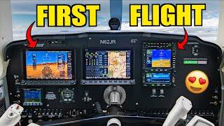 First Flight In Our Bonanza With New Avionics! (Full Glass Panel Upgrade Part 2)