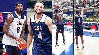 Team USA bench reaction of Steph Curry’s dagger three was hilarious 