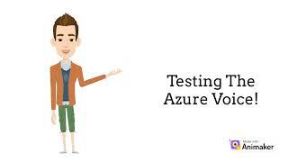 Testing The Azure Eric Voice By Animaker!