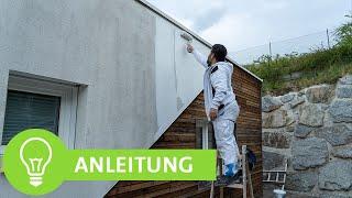 Fassadenanstrich - Hausfassade selber streichen. So geht´s!