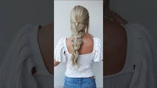 The easiest braid with elastics  