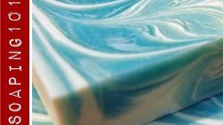 Zig Zag Circling Swirl Soap | Soaping101