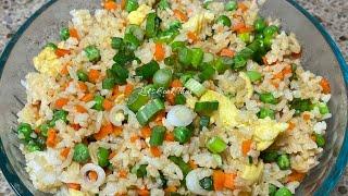 HOW TO MAKE HOMEMADE STIR FRIED RICE ( PANDA EXPRESS) PART 1