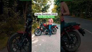 Harley Davidson X440 Daily ride review #youtubeshorts #motorcycle #automobile