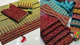 Balochi dress designs 2023 || Winter embroidery collection 2023 #mirror work embroidery dress design