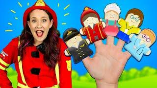 Finger Family - Jobs and Occupations ‍️‍‍ Kids Nursery Rhymes