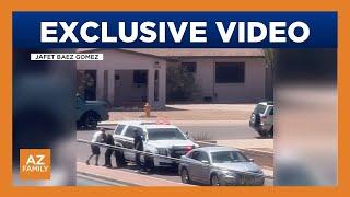 Suspect shot by Phoenix officer after confrontation during traffic stop