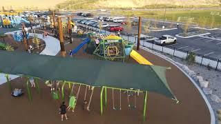 Lehi Utah New Park! #park #new #drone #sunset