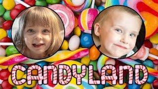 How to Play Candy Land!  A Fun Board Game! with Kinder Playtime Kids!