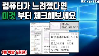 메모리 사용량의 진실 | 내 컴퓨터의 램이 부족한걸까? [비케이][BK SYSTEM][4K]