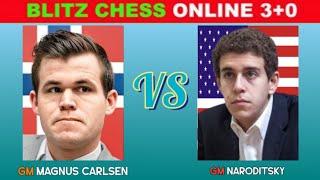 Magnus Carlsen vs Daniel Naroditsky | Blitz Chess 3+0 | August 21, 2024 | chesscom