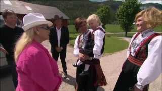 Lynn Anderson visits her relatives in Norway