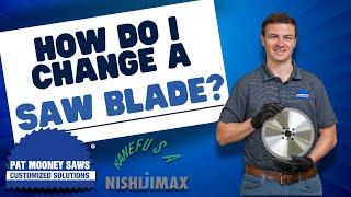 How to change a high production cold saw blade | Pat Mooney Saws