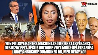 Ala nèg brav! Polisye a rantre Machin sou P.Espérance, li sezi! PM Alix fè gwo Erè- bon sou Ayiti