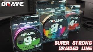 DRAVE ONE-R SERIES 2019 | SUPER STRONG BRAIDED LINE !