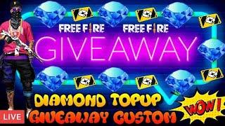 Garena free fire diamond 500 giveaway FF gaming Manish 001 is live! Free fire max giveaway custom