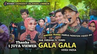 RHOMA IRAMA HARUS NONTON VIDEO INI GALA GALA VERSI INDIA | NIA DIRGHA Ft. FEBRI IRAMA DOPANG