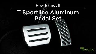 How to Install T Sportline Tesla Model 3/Y Performance Aluminum Pedal Set